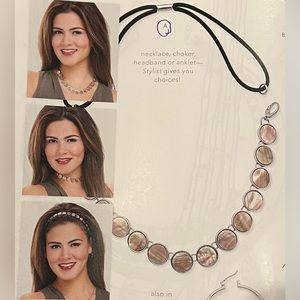 NWT Premier Designs Stylist 18” necklace, chocked, headband or anklet
